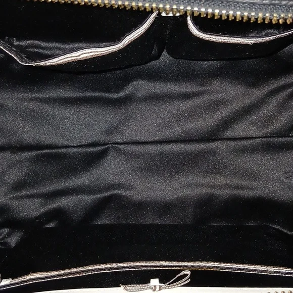 Henri Bendel Rare Tricolor Black, Orange, and Gray Large Tote - Picture 12 of 13